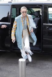 Gigi Hadid Street Fashion - Milan, Italy 02/21/2018
