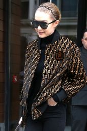 Gigi Hadid Style - Leaving Her Apartment in NYC 02/20/2018
