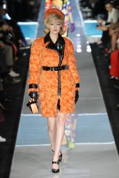 Gigi Hadid Walks Moschino Show, Milan Fashion Week 02/21/2018