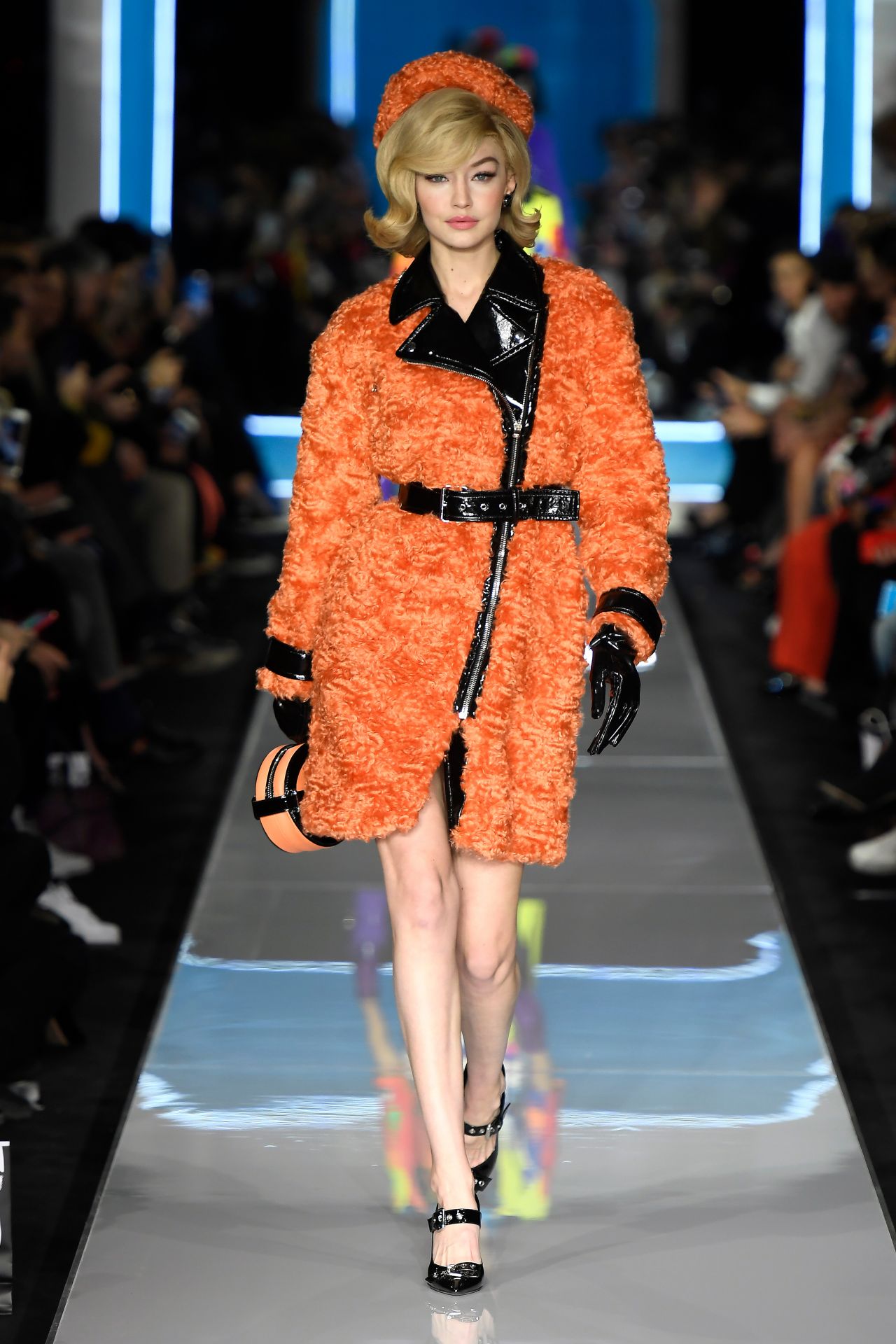 Gigi Hadid Walks Moschino Show Milan Fashion Week 02212018