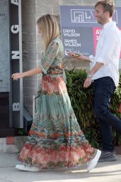 Gwyneth Paltrow in Boho Chic Dress in Los Angeles