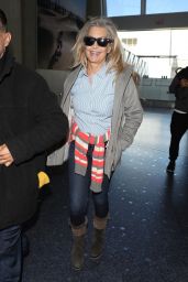 Heather Thomas - Departs LAX Airport in LA 02/27/2018