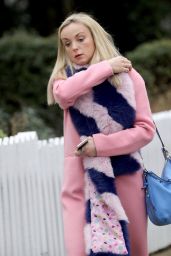 Helen George Out in London 02/23/2018