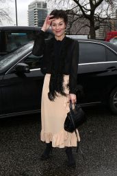 Helen McCrory – Arriving to Christopher Kane Show at LFW 02/19/2018