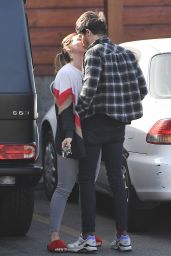Hilary Duff Kisses Boyfriend Matthew Koma