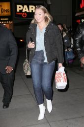 Iskra Lawrence in Casual Outfit Leaving the TRL Studios in NY