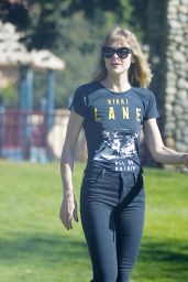 Jaime King at a Park in Beverly Hills