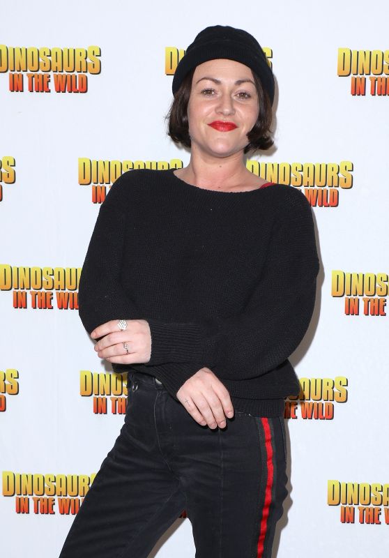 Jaime Winstone – “Dinosaurs in the Wild” Exhibition in London