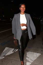 Jasmine Tookes at Madeo Restaurant in West Hollywood 02/27/2018