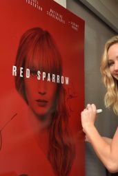 Jennifer Lawrence - "Red Sparrow" Luncheon at Cafe Milano in Washington DC