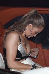 Jennifer Lopez Night Out - Casa Tua Restaurant in Miami
