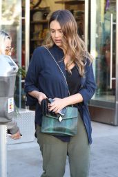 Jessica Alba - Leaving a Business Lunch in Beverly Hills