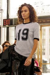 Joan Smalls - Walks in the Michael Kors Show, FW18 at New York Fashion Week 02/14/2018