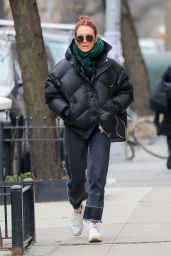 Julianne Moore - Out in West Village in NYC