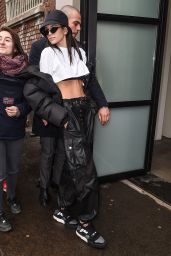Kaia Gerber Arrive at Fendi Fashion Show in Milan 02/22/2018