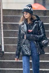 Kaia Gerber in Casual Outfit in New York City