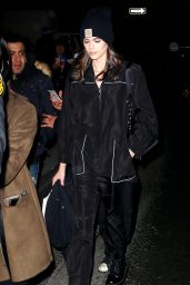 Kaia Gerber Leaving Calvin Klein Show in NYC 02/13/2018