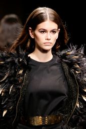 Kaia Gerber Supermodel Runway Walk - Alberta Ferretti Show, Milan Fashion Week 02/21/2018