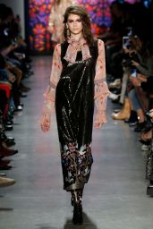 Kaia Gerber Walks Anna Sui Fashion Show in NYC