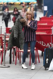 Kate Garraway - Photoshoot in Leicester Square 02/23/2018