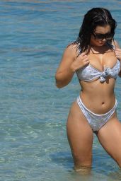 Katie Salmon in Bikini on the beach in Cape Verde 02/12/2018