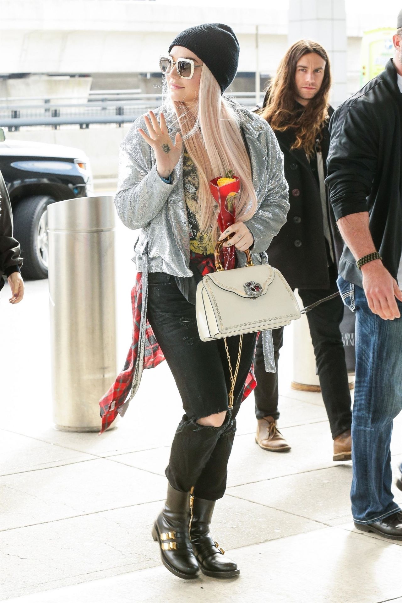 Kesha at JFK in New York City 02/14/2018 • CelebMafia