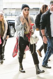 Kesha at JFK in New York City 02/14/2018