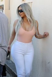 Kim Kardashian at Carousel Restaurant in Hollywood