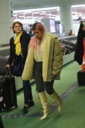 Kim Kardashian in Travel Outfit - Haneda International Airport inTokyo