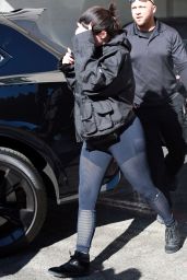 Kylie Jenner in Tights - Leaves a Doctor