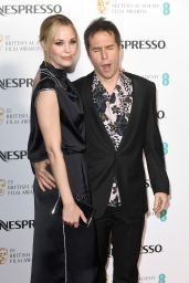 Leslie Bibb and Sam Rockwell – British Academy Film Awards Nominees Party in London