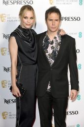 Leslie Bibb and Sam Rockwell – British Academy Film Awards Nominees Party in London