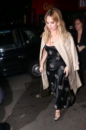 Lily James - Leaving Vogue and Tiffany & Co BAFTA Afterparty in London