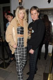Lottie Moss Night Out With Sam Prince in Covent Garden in London