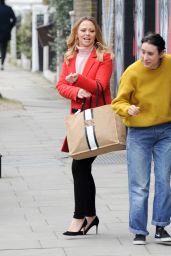 Louise Redknapp, Kimberley Walsh, Alesha Dixon and Tess Daly - Filming Secret Project in London 02/23/2018