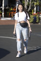 Madison Beer in Ripped Jeans - Leaving Fred Segal in West Hollywood 02/15/2018