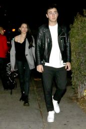 Madison Beer With Zack Bia at Delilah Nightclub in West Hollywood