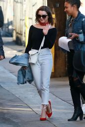 Maisie Williams - Arriving to Appear on Jimmy Kimmel Live! in Hollywood 02/20/2018