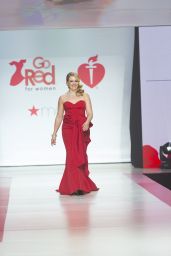 Melissa Joan Hurt Walks Runway for Red Dress 2018 Collection Fashion Show in NYC