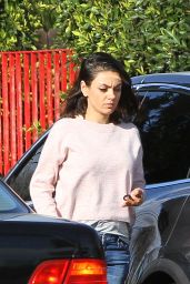 Mila Kunis Street Style - Out in Los Angeles 02/19/2018
