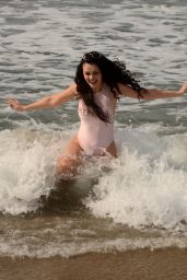 Natasha Blasick in Swimsuit at Malibu Beach