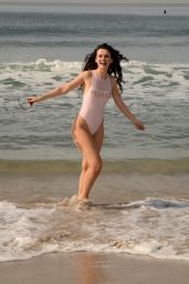 Natasha Blasick in Swimsuit at Malibu Beach