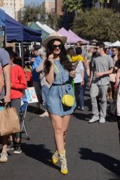Natasha Blasick Shopping at the Hollywood Farmers Market