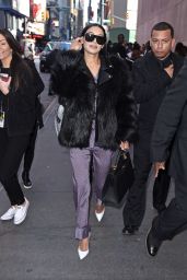Naya Rivera Arriving to the MTV TRL Studios in NYC