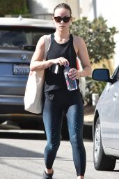 Olivia Wilde in Tights - Out in Los Angeles 02/13/2018