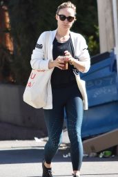 Olivia Wilde in Tights - Out in Los Angeles 02/13/2018
