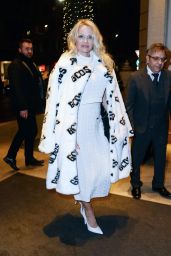 Pamela Anderson - Arrives at Her Hotel in Milan 02/22/2018