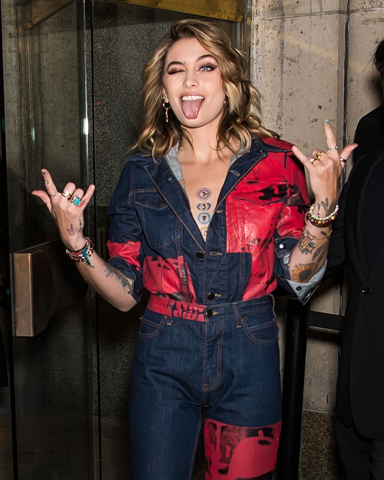 Paris Jackson - Arrives at the Calvin Klein Collection Fashion Show in NYC