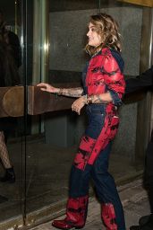 Paris Jackson - Arrives at the Calvin Klein Collection Fashion Show in NYC