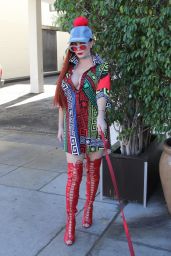 Phoebe Price and Sophia Vegas at E Baldi in Beverly Hills 02/07/2018